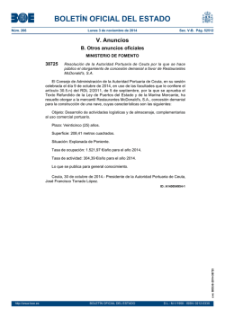 PDF (BOE-B-2014-38725 - 1 p&aacute;g. - 157 KB ) - BOE.es