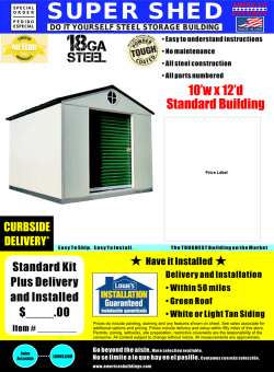 Door Sign for Super Shed