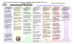 Comunicado Semanal - ECEDAO