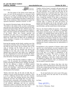 October 26, 2014 - St. Leo the Great Catholic Church | Fairfax, Virginia