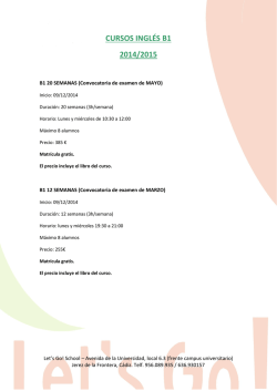 + Informaci&oacute;n - Let'