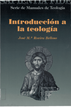 Introducci&oacute;n a la teolog&iacute;a