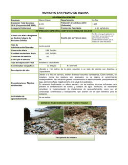 MUNICIPIO SAN PEDRO DE TIQUINA - ANESAPA