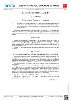 PDF (BOCM-20141023-17 -1 p&aacute;gs -78 Kbs) - Sede Electr&oacute;nica del