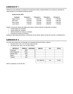 EJERCICIO N&ordm; 1 EJERCICIO N&ordm; 2 - LCS