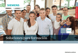 SCE - Soluciones para Formaci&Atilde;&sup3;n - Siemens