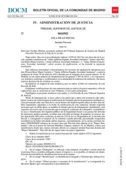 IV. ADMINISTRACI&Oacute;N DE JUSTICIA - Sede Electr&oacute;nica del Boletin