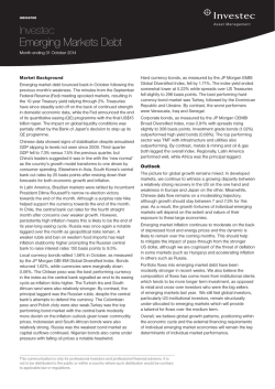 Emerging Markets Debt Indicator - Amazon Web Services