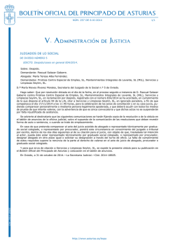 Bolet&iacute;n Oficial del Principado de Asturias