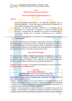 Gu&iacute;a de la Actividad 14 - UNIDAD III - Campus Virtual