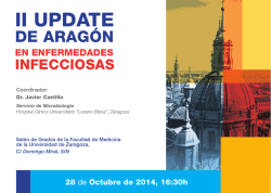 Infecciosas - Bienvenidos a la web de la Sociedad Aragonesa de