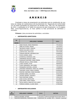 05. Relaci&oacute;n admitidos y excluidos provisional.pdf - Higueruela