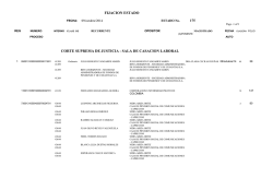 fijacion estado corte suprema de justicia - sala de casacion laboral