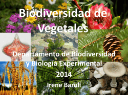 Diapositiva 1 - Departamento de Biodiversidad y Biolog&iacute;a