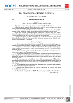 IV. ADMINISTRACI&Oacute;N DE JUSTICIA - Sede Electr&oacute;nica del Boletin