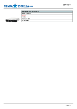 SERVER IBM X3630 M4 E5-2420 6C Modelo : 6910708 Agotado