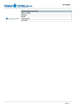WINDOWS SERVER FOUNDATION Modelo : 69105PA Disponible