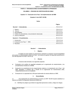 PARTE II &ndash; ORGANIZACIONES DE MANTENIMIENTO APROBADAS