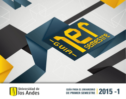 Gu&iacute;a para el Uniandino de Primer Semestre - Listado de Admitidos