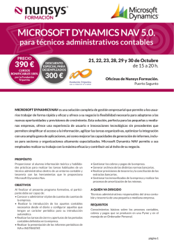 Descarga aqu&iacute; el PDF del Curso de Navision para gesti&oacute;n - Nunsys