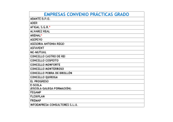 empresas convenio pr&aacute;cticas grado - Escuela Universitaria de