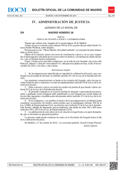 IV. ADMINISTRACI&Oacute;N DE JUSTICIA - Sede Electr&oacute;nica del Boletin