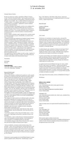 Estimados Padres de Familia: