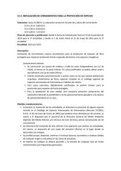 12.3. instalaci&oacute;n de cerramientos para la - Extremambiente