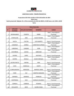 Cusco - Academia de la Magistratura