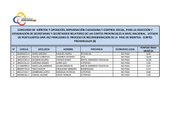 Listado con nota de m&eacute;ritos postulantes que no superan verificaci&oacute;n