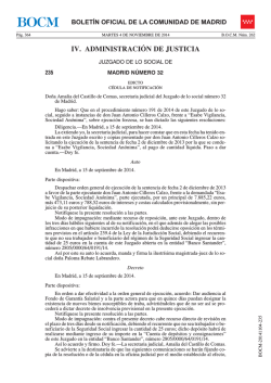 IV. ADMINISTRACI&Oacute;N DE JUSTICIA - Sede Electr&oacute;nica del Boletin