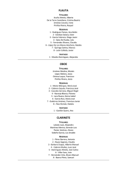 Descargar la lista definitiva de admitidos en la audici&oacute;n OJA