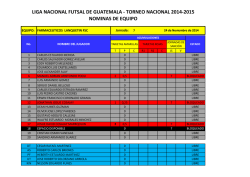 Farmac&eacute;uticos Lanquetin FSC - Liga de Futsal de Guatemala