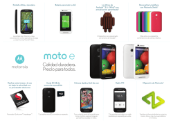 Calidad duradera. Precio para todos. - Motorola Insiders