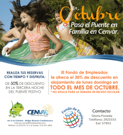 TODO EL MES DE OCTUBRE. - fondo pepsico