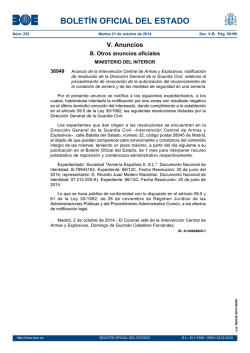 PDF (BOE-B-2014-36949 - 1 p&aacute;g. - 157 KB ) - BOE.es