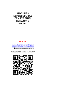 maquinas expendedoras de arte en el corazon e