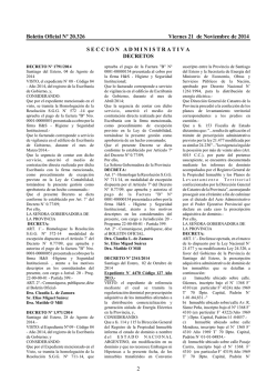 boletin del dia - Boletin Oficial de la Provincia