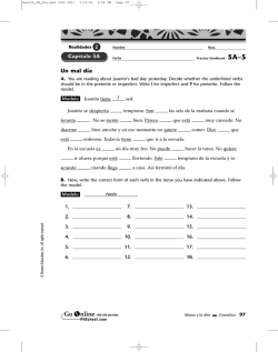 Un mal d&iacute;a I ten&iacute;a