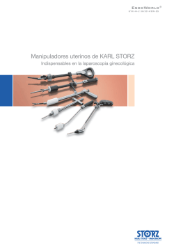 Manipuladores uterinos de KARL STORZ - Indispensables en la