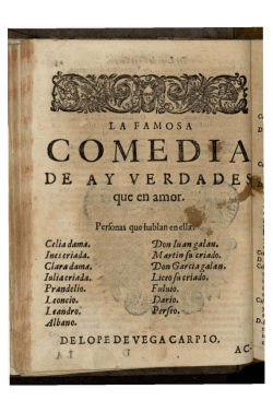 Ay verdades que en amor