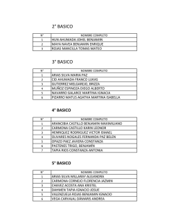 2&ordm; B&aacute;sico a 6&ordm; B&aacute;sico