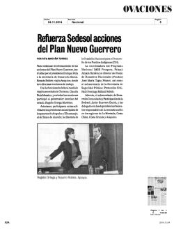 Ovaciones, Rita Maga&ntilde;a Torres, P&aacute;g. 5, Secci&oacute;n: Nacional