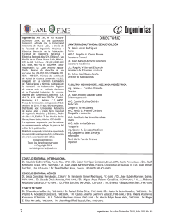 Directorio - Ingenier&iacute;as - Universidad Aut&oacute;noma de Nuevo Le&oacute;n