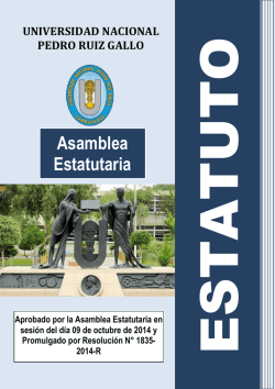 nuevo Estatuto - unprg