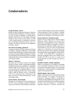 Colaboradores - Ingenier&iacute;as - Universidad Aut&oacute;noma de Nuevo Le&oacute;n