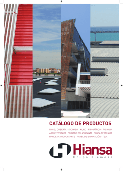 Nuevo cat&aacute;logo general - Hiansa