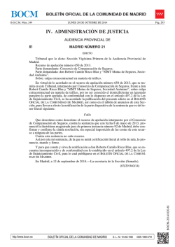 IV. ADMINISTRACI&Oacute;N DE JUSTICIA - Sede Electr&oacute;nica del Boletin