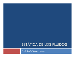 Est&aacute;tica de Fluidos - Web del Profesor