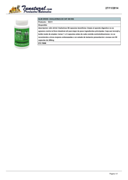 SLIM DRINK 3 BAILARINAS 90 CAP 400 MG Producto : 10311